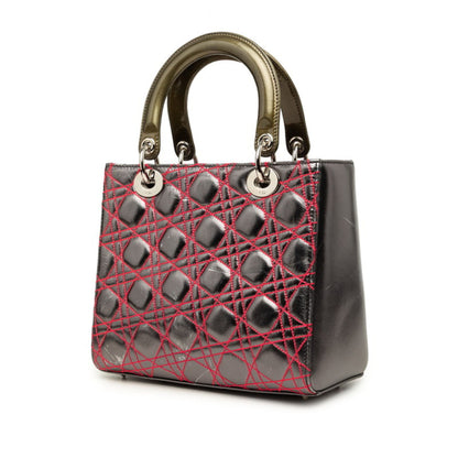 Lady Dior Bag Anselm Reyle Cannage Quilt Leather Medium