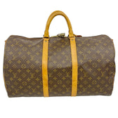 Keepall Bandouliere Bag Monogram Canvas 50