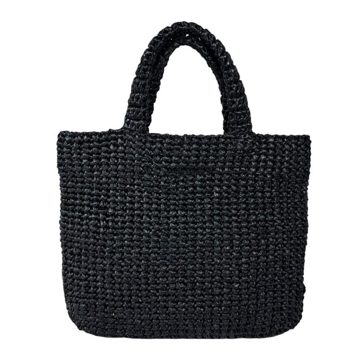 Logo Tote Raffia Small