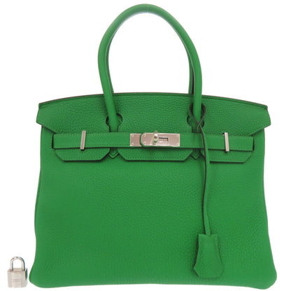 Birkin Handbag Verso Togo with Palladium Hardware 30