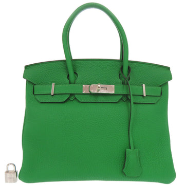 Birkin Handbag Verso Togo with Palladium Hardware 30