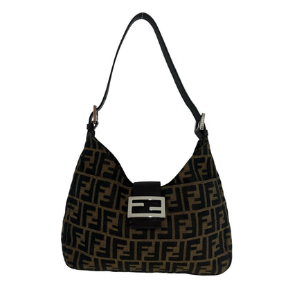 Vintage Shoulder Bag Zucca Canvas Medium