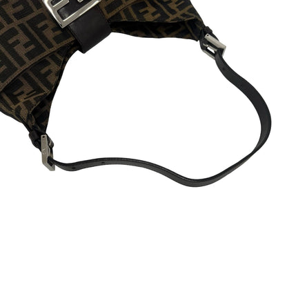 Vintage Shoulder Bag Zucca Canvas Medium