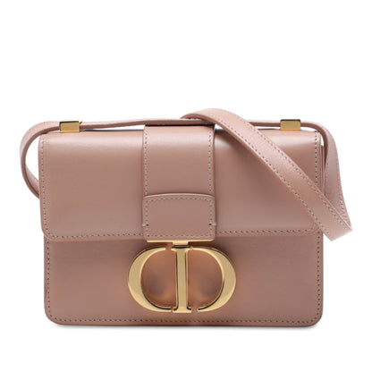 30 Montaigne Flap Bag Leather