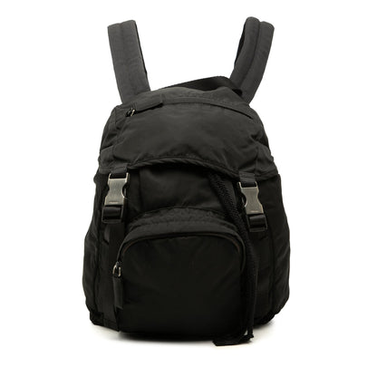 Double Buckle Backpack Tessuto Medium