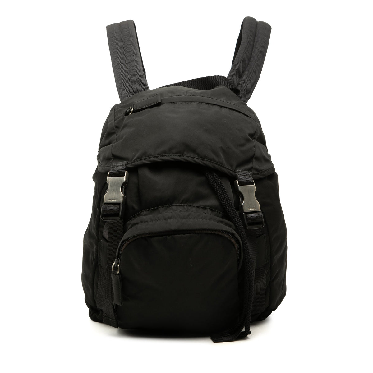 Double Buckle Backpack Tessuto Medium
