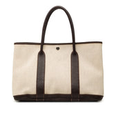 Garden Party Tote Toile and Leather 36