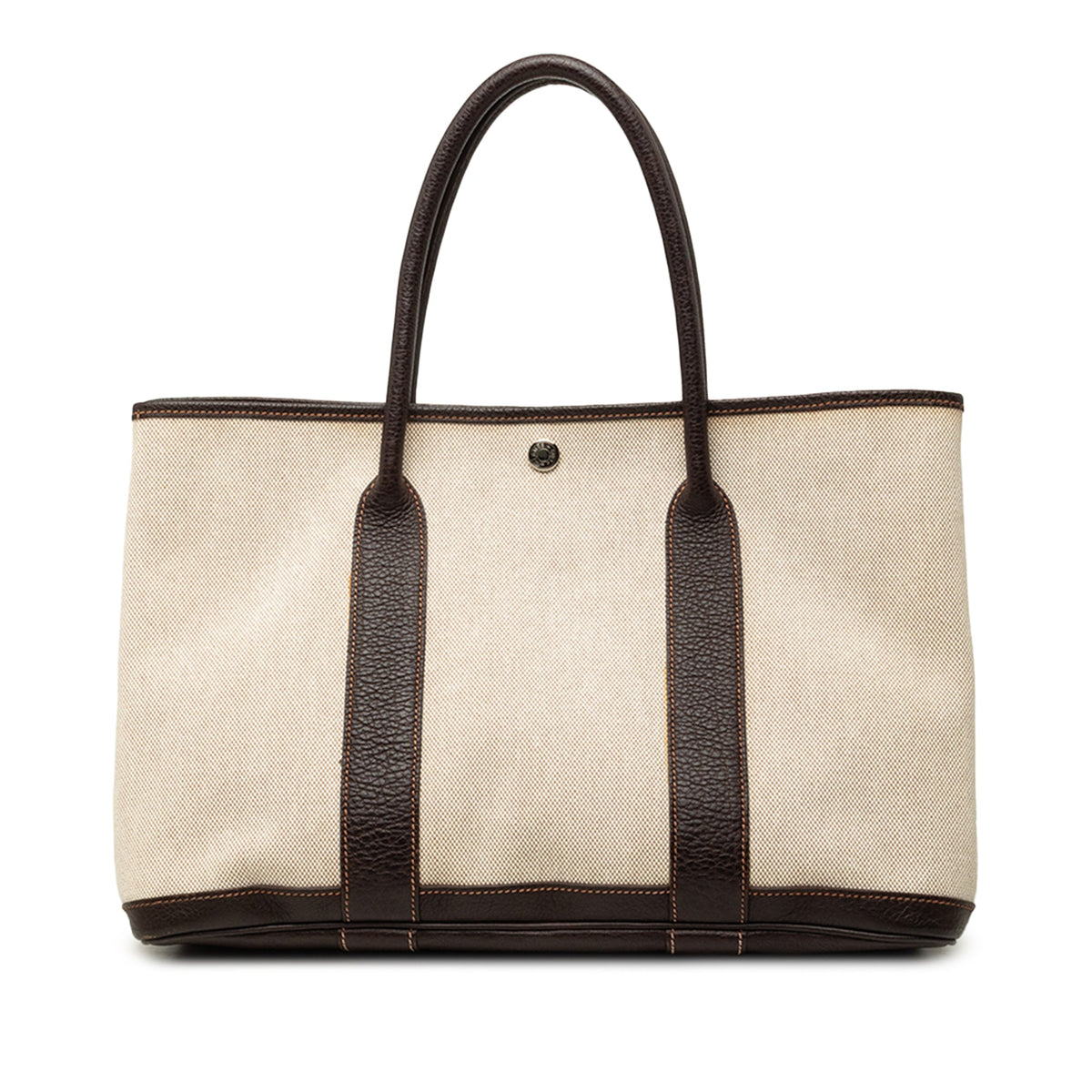 Garden Party Tote Toile and Leather 36