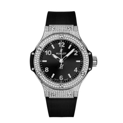 HB Big Bang, Steel Pave, 38 mm, Ref# 361.SX.1270.RX.1704