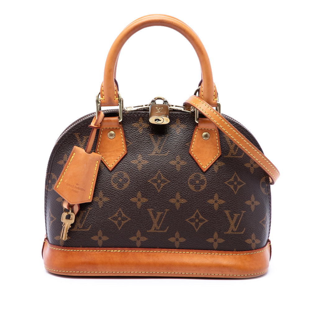 Alma Handbag Monogram Canvas BB