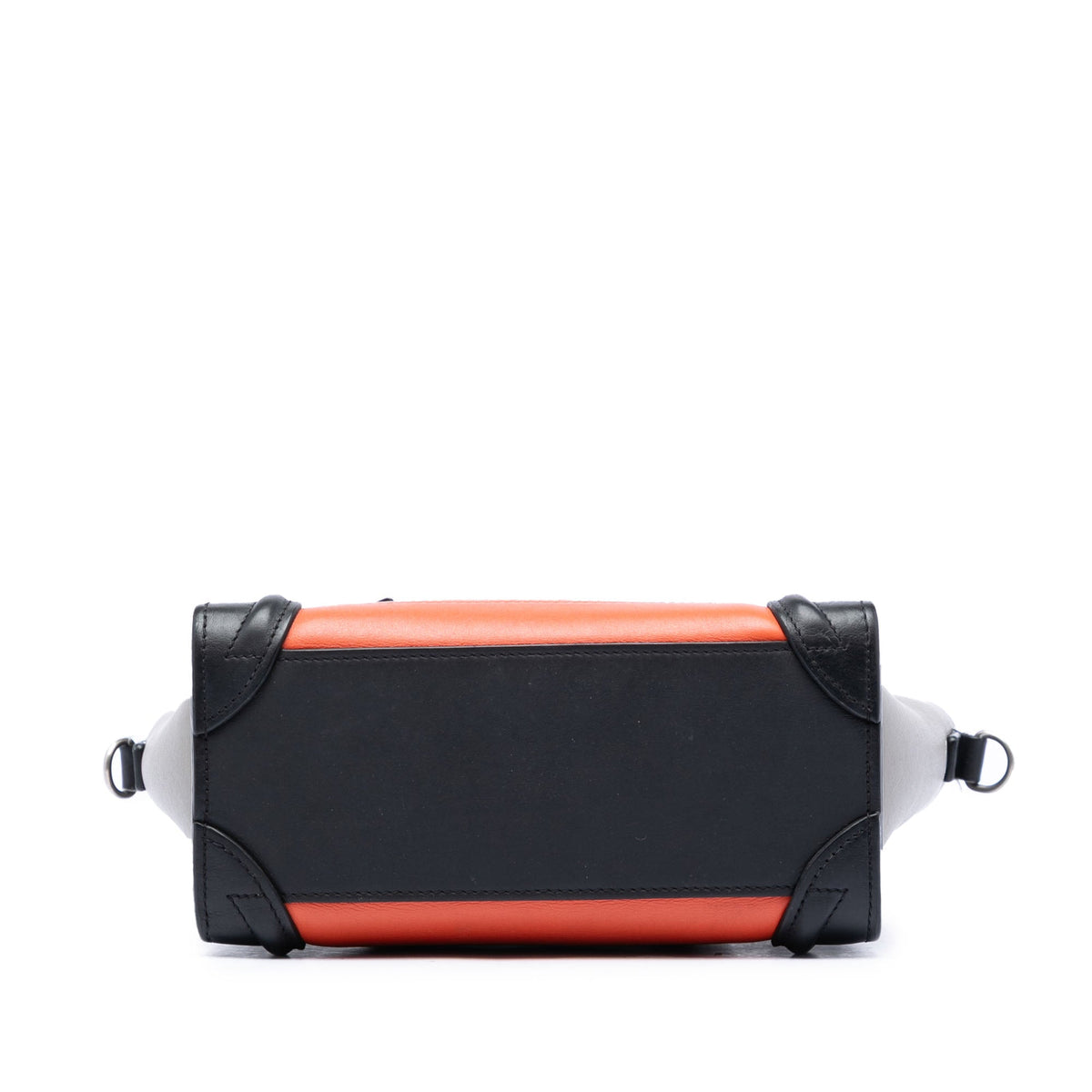 Tricolor Luggage Bag Leather Micro