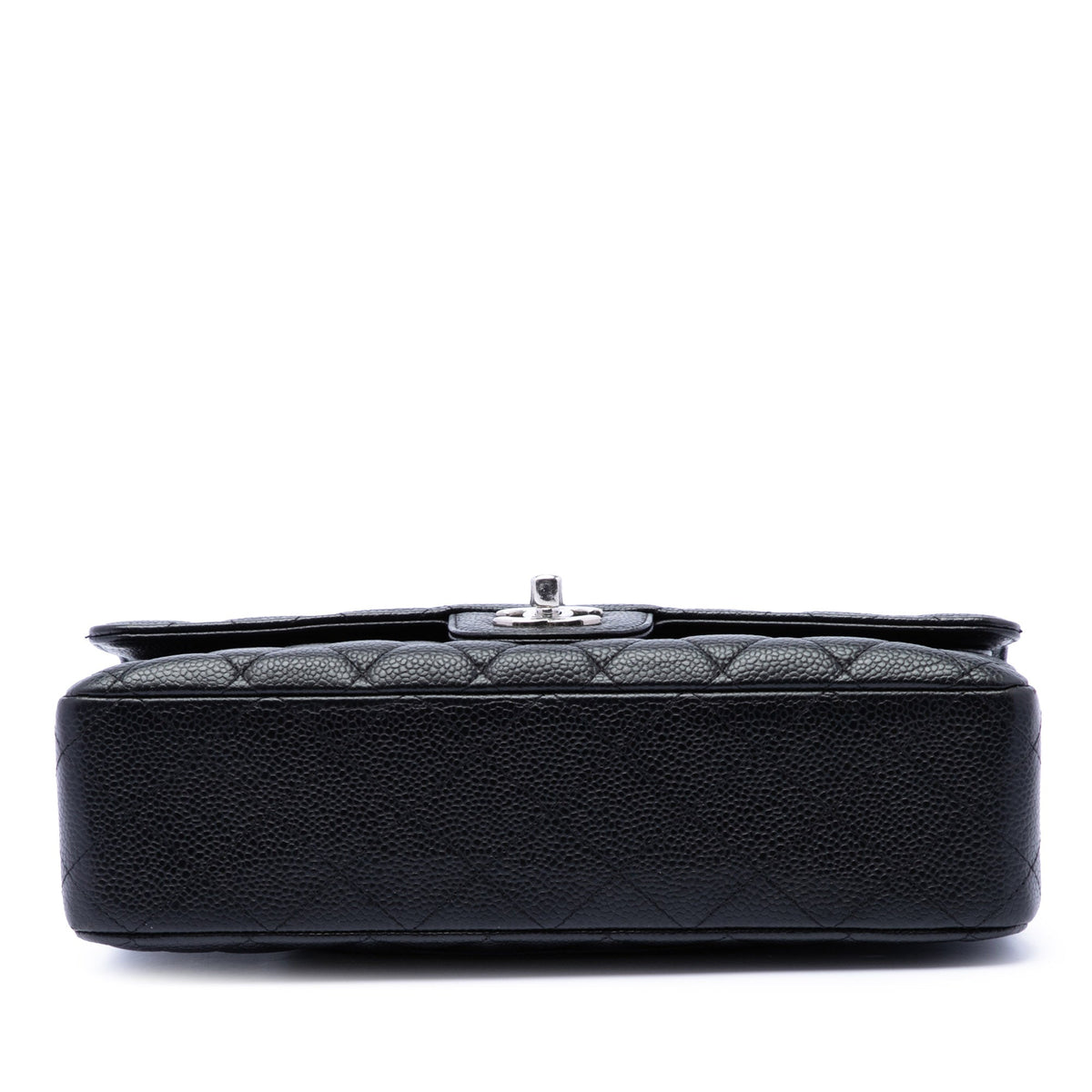 Classic Double Flap Bag Quilted Caviar Medium