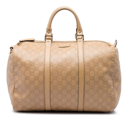 Joy Boston Bag Guccissima Leather Medium