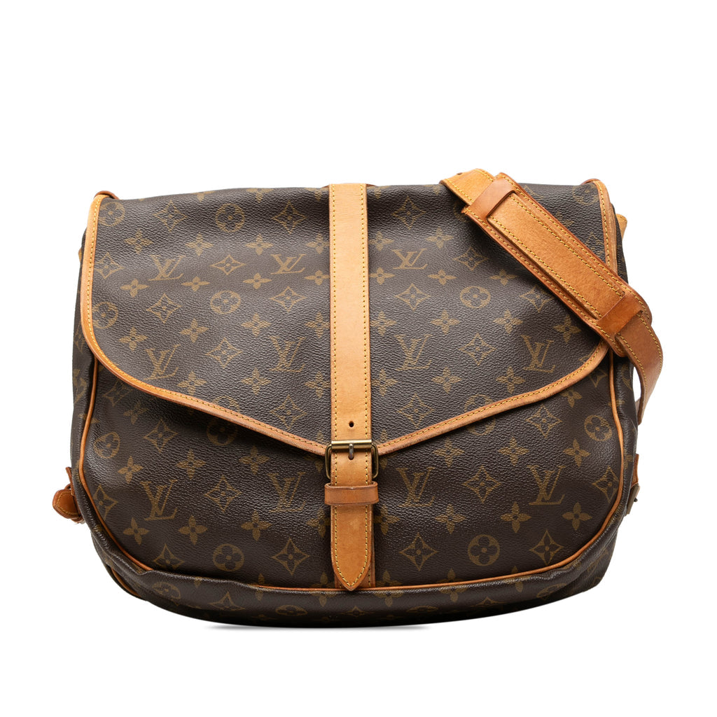 Saumur Handbag Monogram Canvas 35