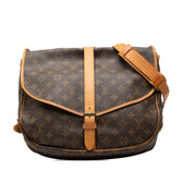 Saumur Handbag Monogram Canvas 35