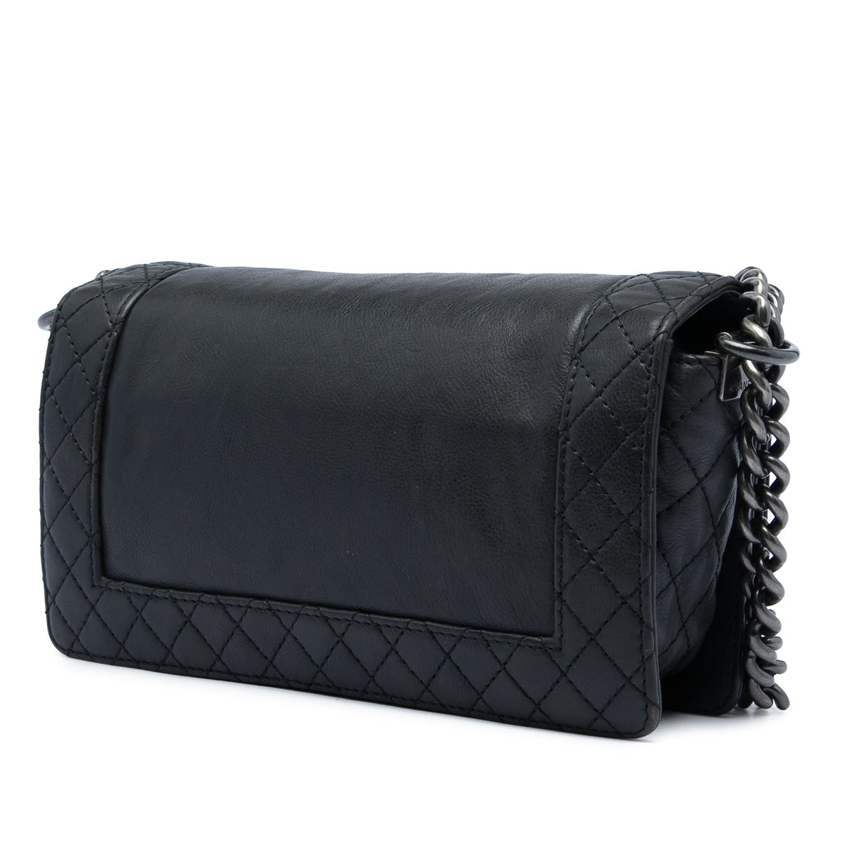 Reverso Boy Flap Bag Calfskin Old Medium