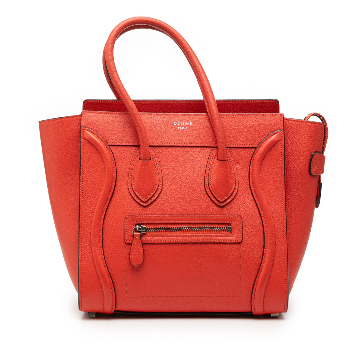 Luggage Bag Grainy Leather Micro