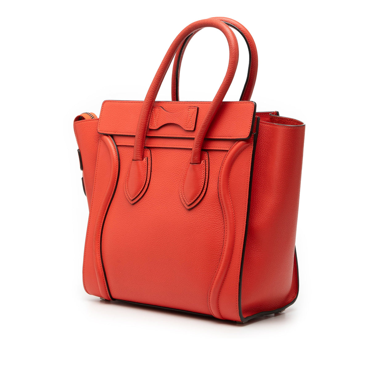 Luggage Bag Grainy Leather Micro
