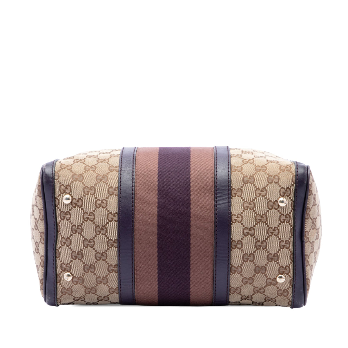 Vintage Web Boston Bag GG Canvas Medium
