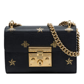 Padlock Shoulder Bag Printed Leather Small