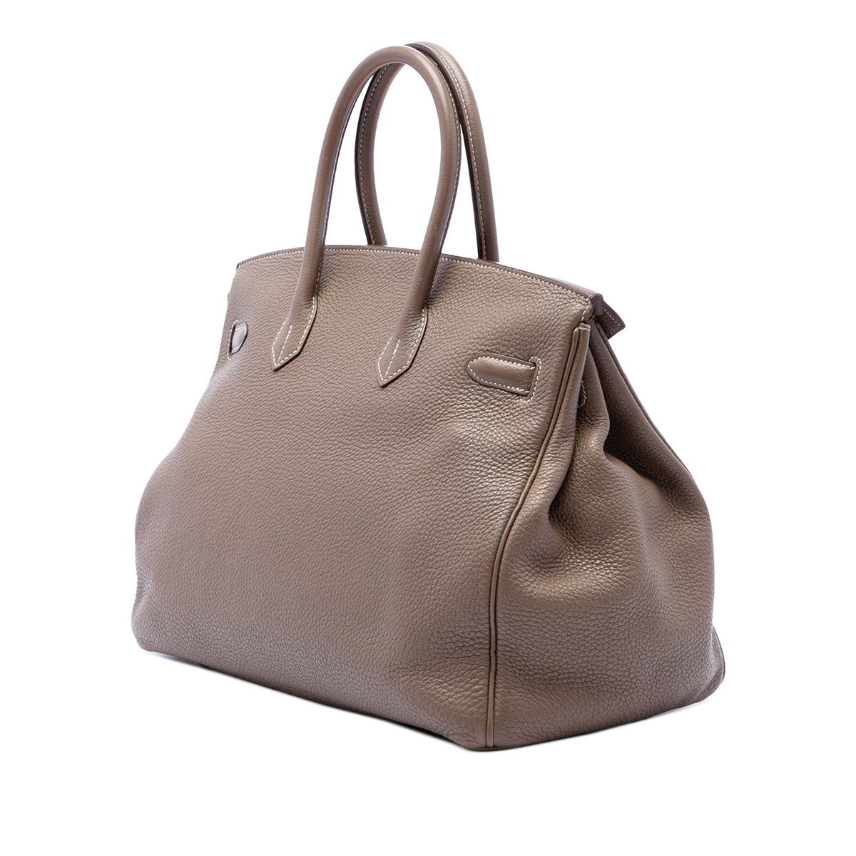 Birkin Handbag Grey Togo with Gold Hardware 35