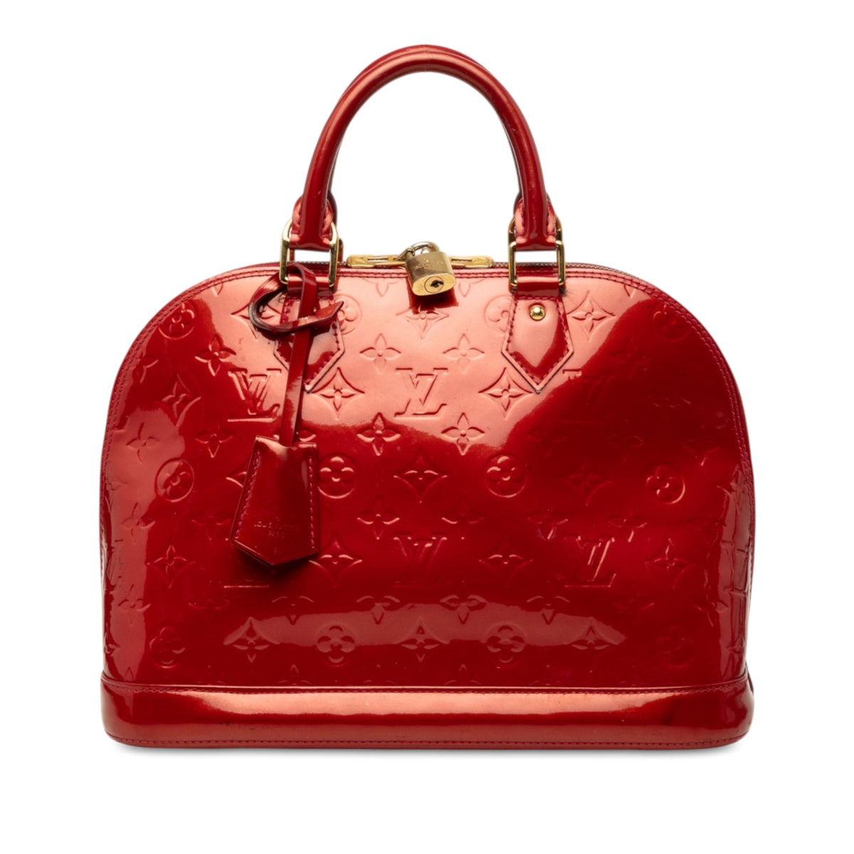Alma Handbag Monogram Vernis PM