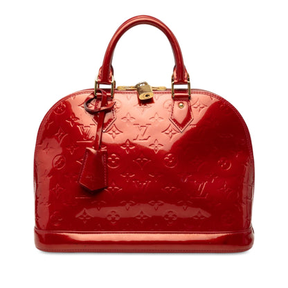 Alma Handbag Monogram Vernis PM