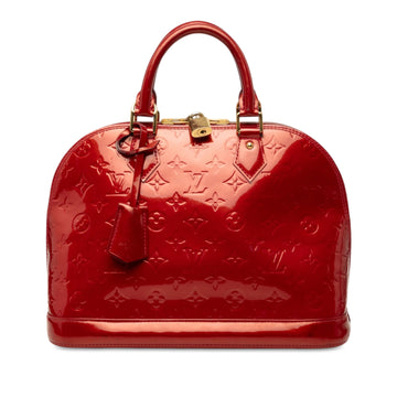 Alma Handbag Monogram Vernis PM