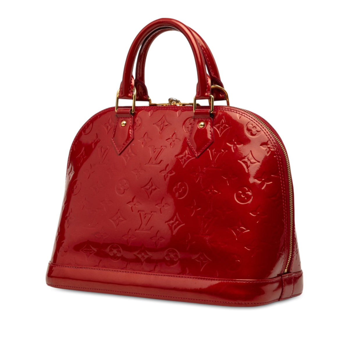 Alma Handbag Monogram Vernis PM