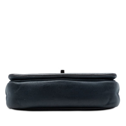 New Chic Flap Bag Diamond Embossed Calfskin Small