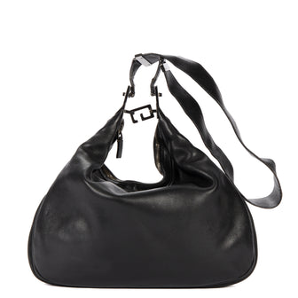 Attache Shoulder Bag Leather Large