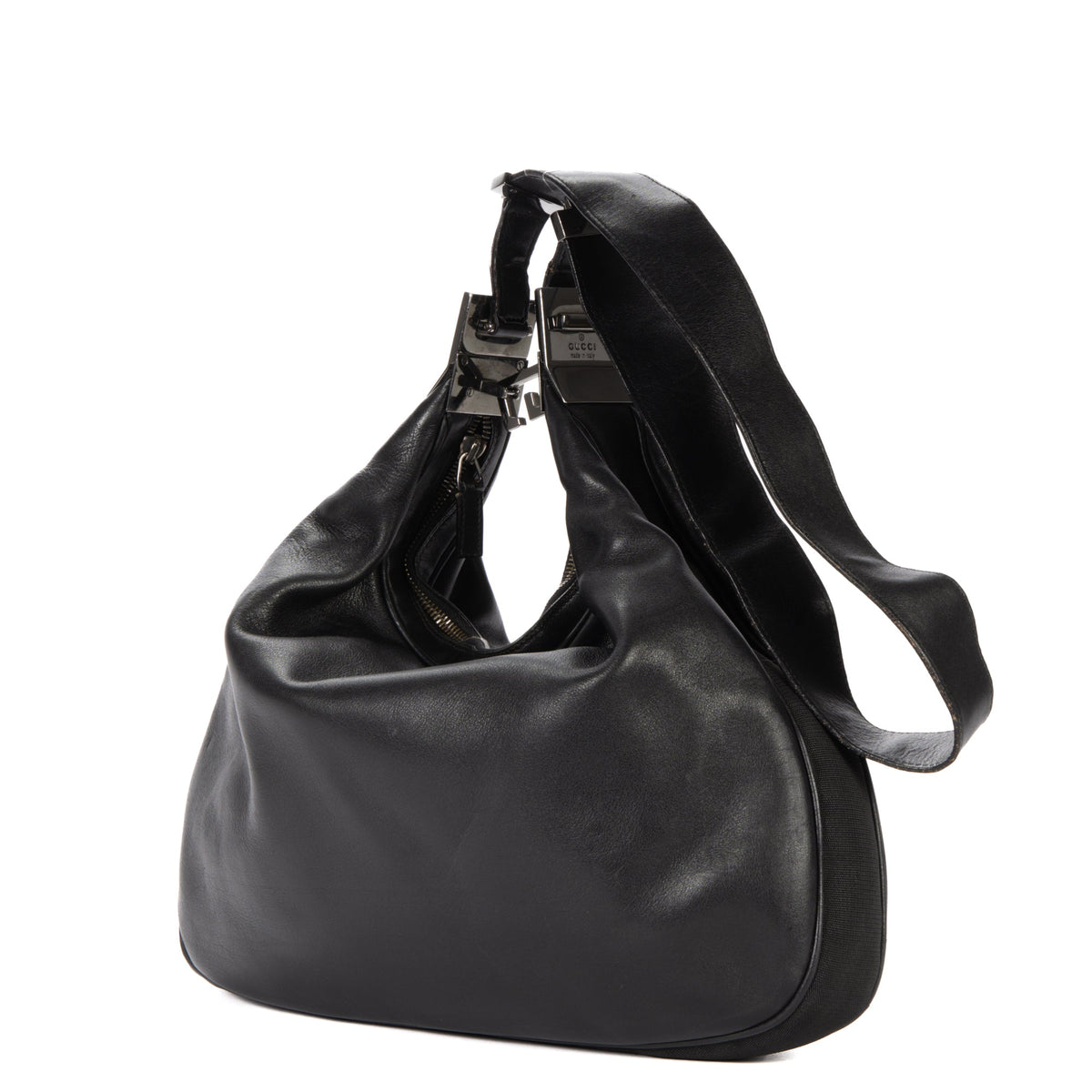 Attache Shoulder Bag Leather Large