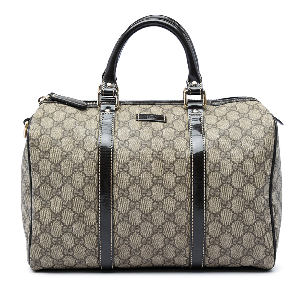 Joy Boston Bag GG Coated Canvas Medium