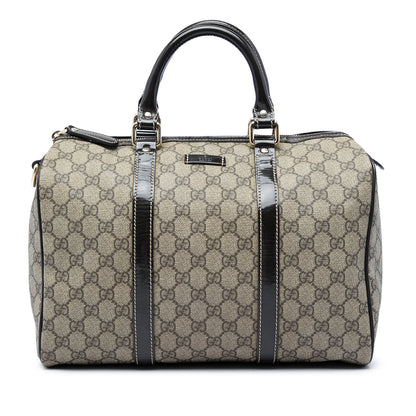Joy Boston Bag GG Coated Canvas Medium
