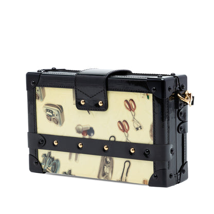 Petite Malle Handbag Limited Edition Stickers Monogram Vernis