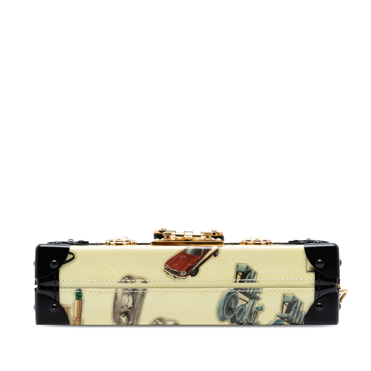 Petite Malle Handbag Limited Edition Stickers Monogram Vernis