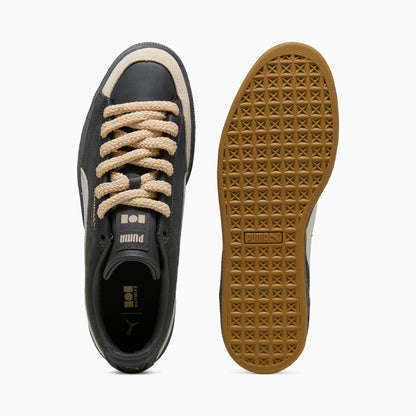 Suede Vintage Black Retro Sneakers