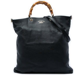 Bamboo Shopper Tote Leather Large