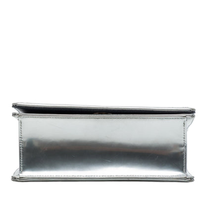 Diorama Flap Bag Beaded Leather Small