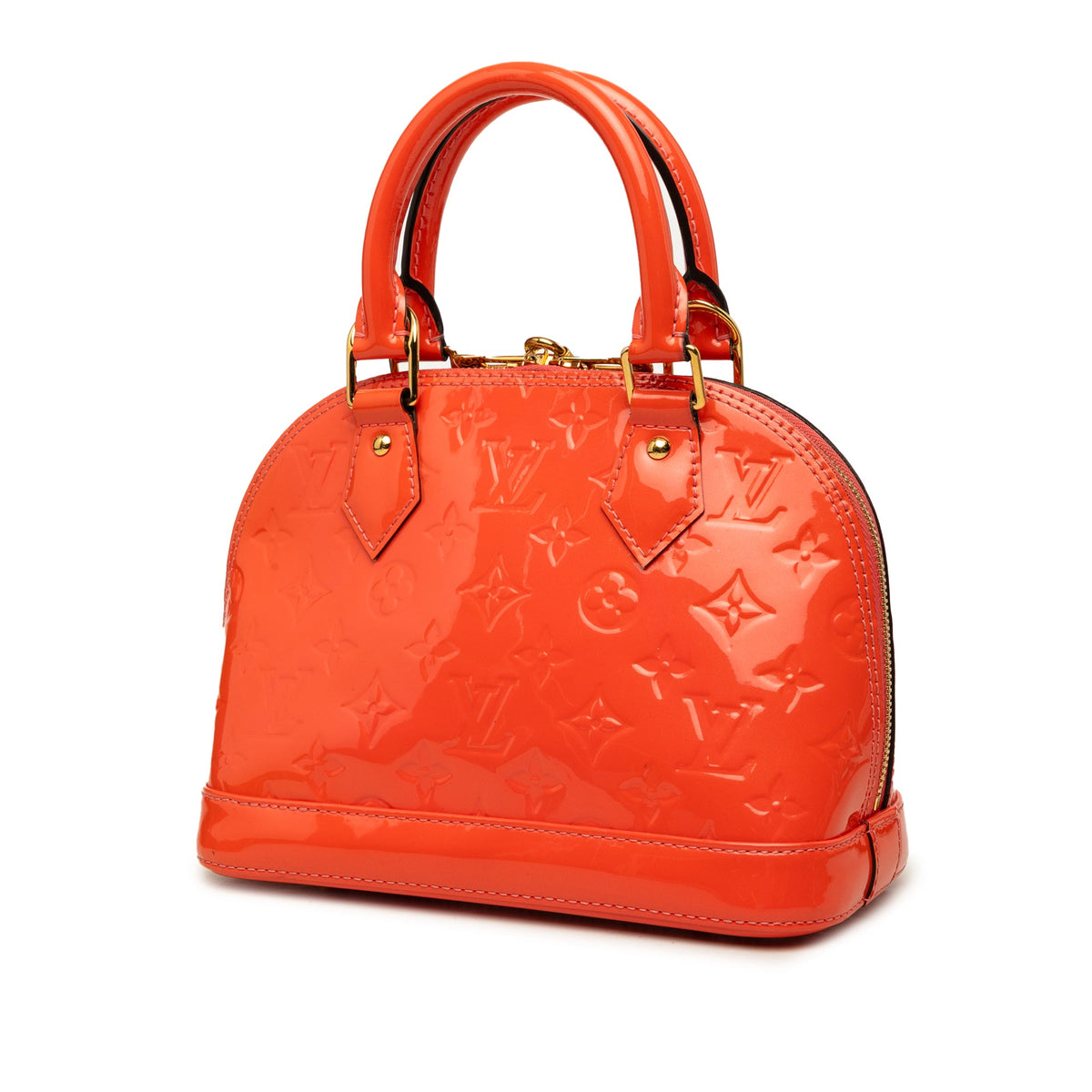 Alma Handbag Monogram Vernis BB