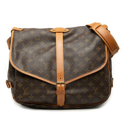 Saumur Handbag Monogram Canvas 35