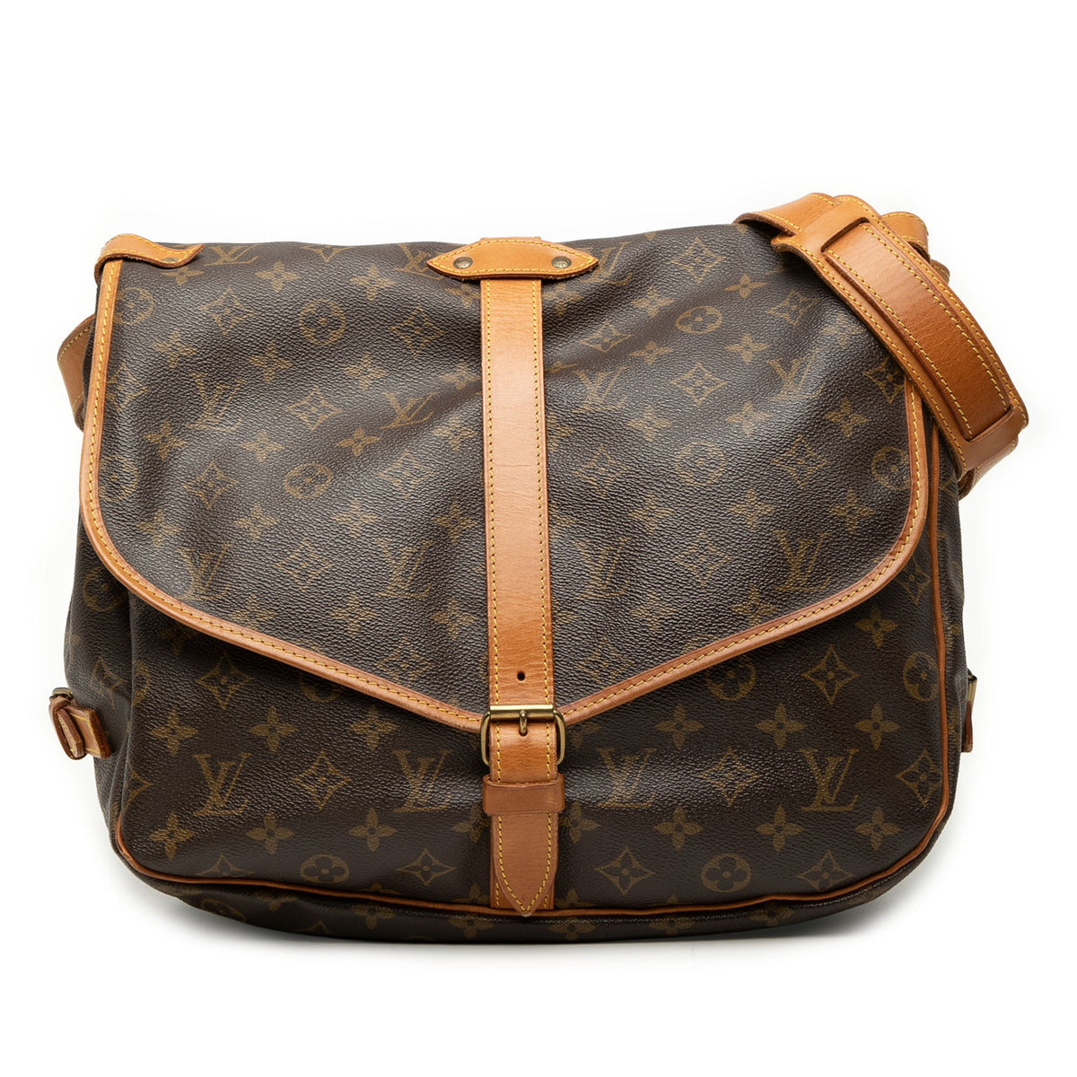 Saumur Handbag Monogram Canvas 35