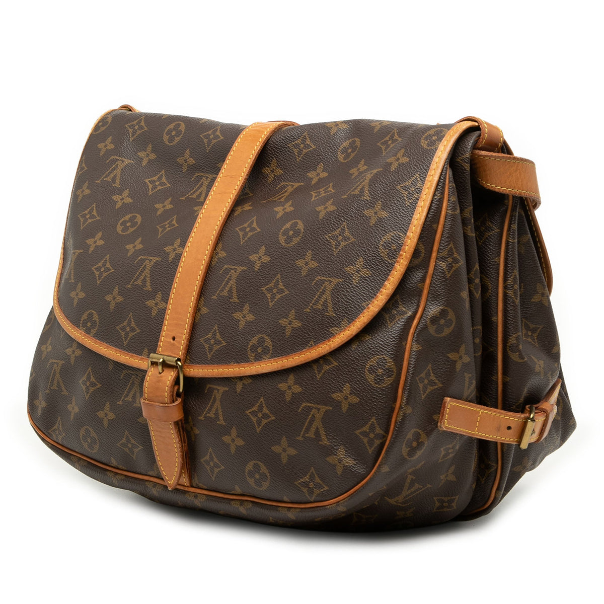 Saumur Handbag Monogram Canvas 35