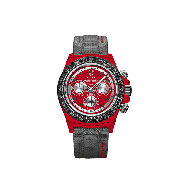 DW Daytona avia red 40mm oyster red quartz