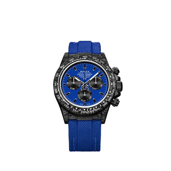 DW Daytona carbon miami blue 40mm oyster black