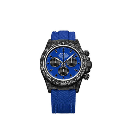 DW Daytona carbon miami blue 40mm oyster black