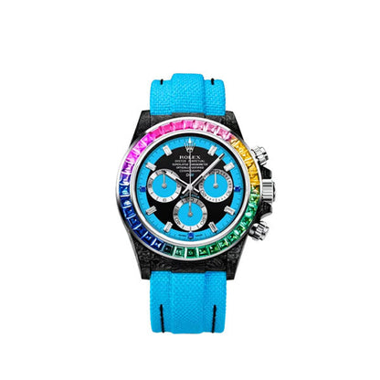 DW Daytona carbon rainbow blue 40mm carbon
