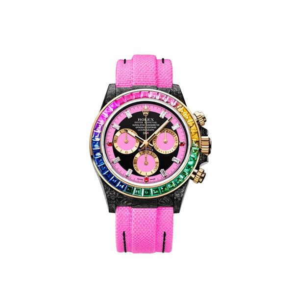 DW Daytona carbon rainbow pink 40mm carbon