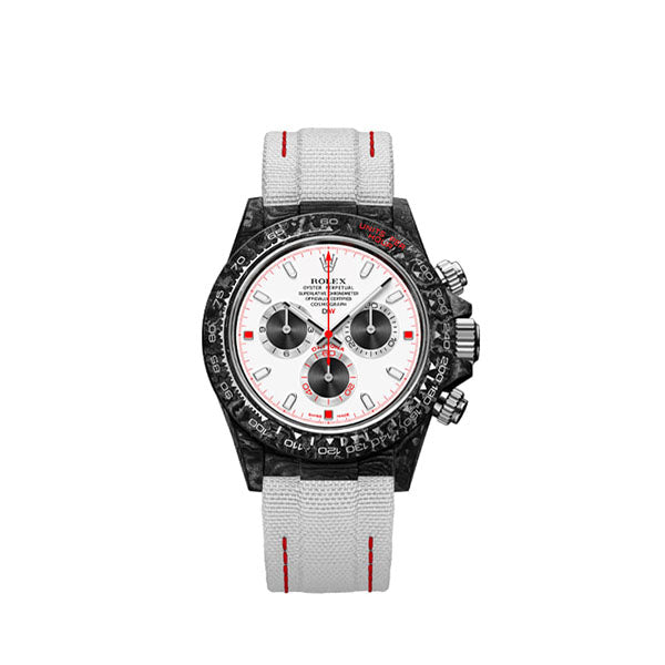 DW Daytona carbon speedster white 40mm oyster black