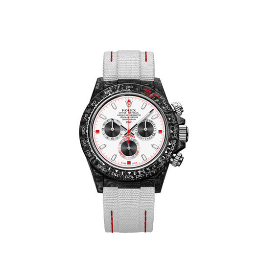 DW Daytona carbon speedster white 40mm oyster black